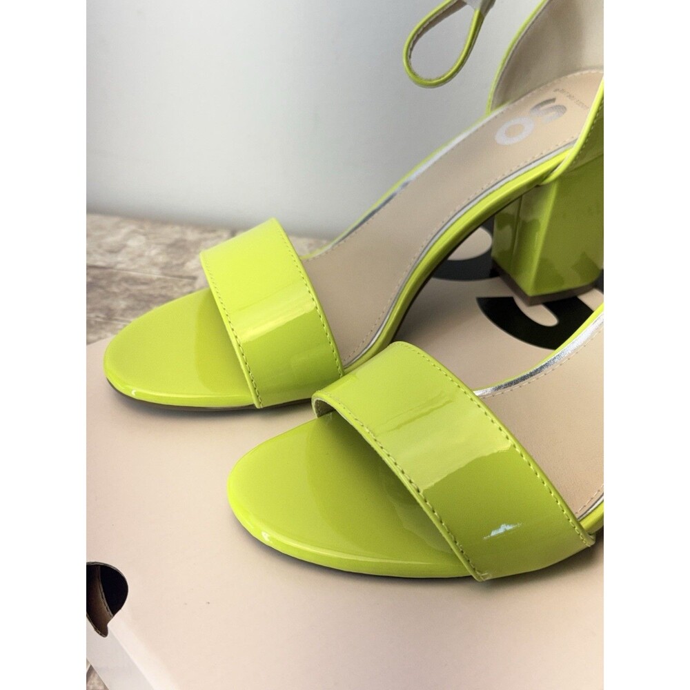 Women Ankle Strap Open Toe Low Chunky Block Heel Sandals Wedding Dress Shoes 8M - Picture 8 of 12